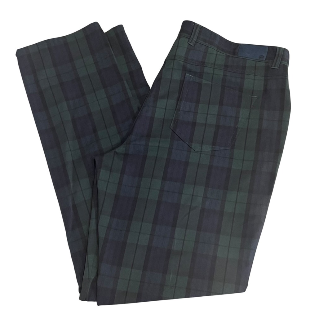 Peter Millar Pants Mens 40x34 Plaid 5‎ Pocket Performance Stretch Golf